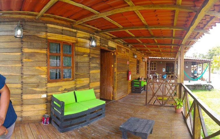 Green Monkey Hostel Bacalar Buitenkant foto